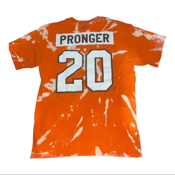 Repurposed bleached tee Philadelphia Flyers Pronger - Picture 2 of 3